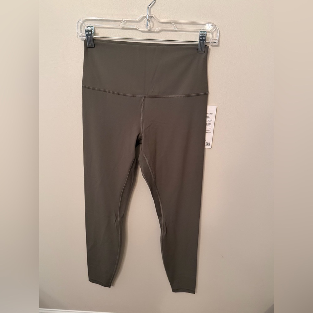 NWT Lululemon Align HR 28” Inseam in Army Green